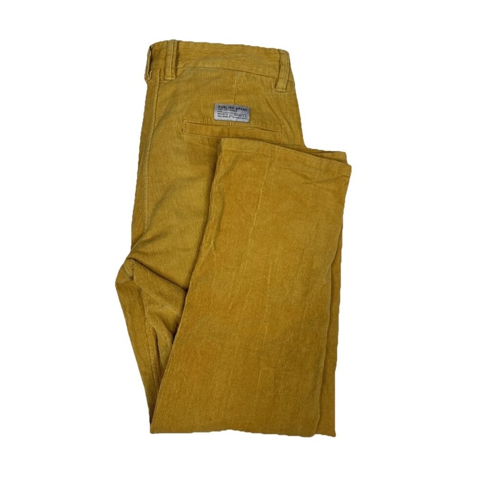 Publish‎ Brand Mustard Corduroy Pants Mens 30x28 Soft